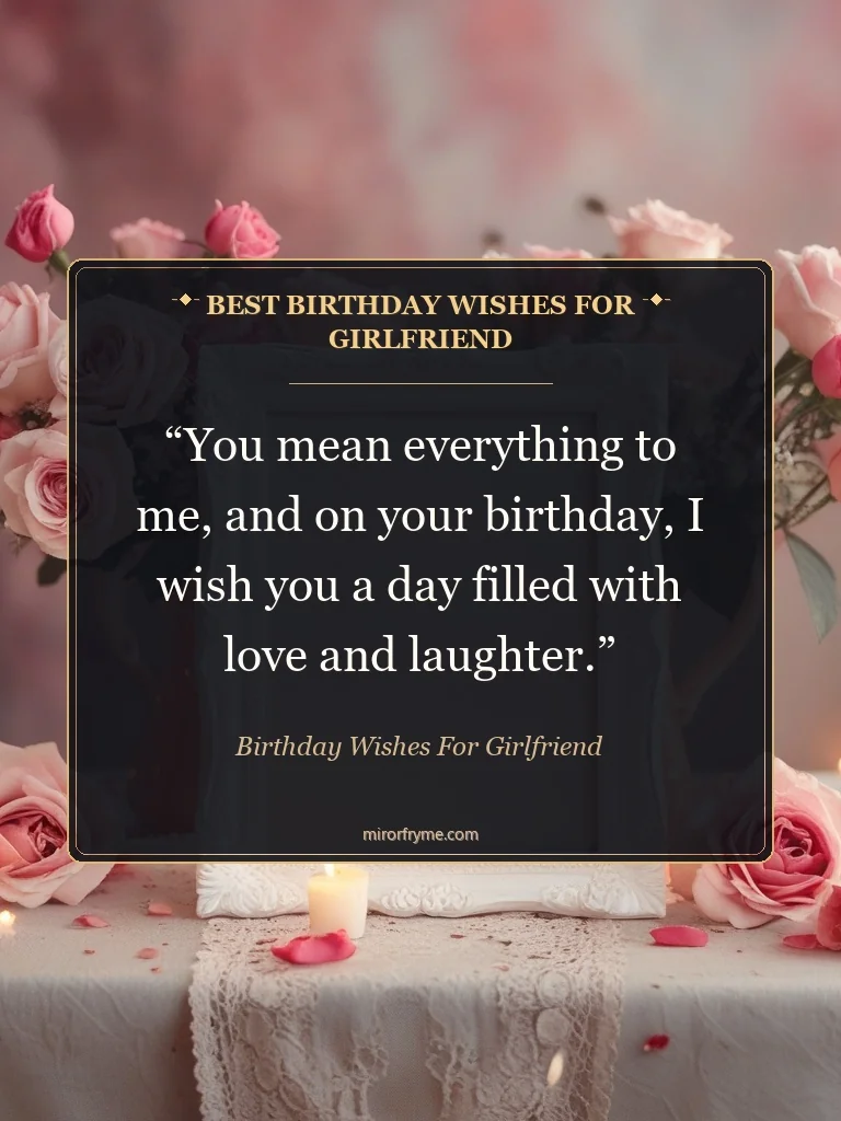 Best Birthday Wishes for Girlfriend - Birthday Wishes for Girlfriend