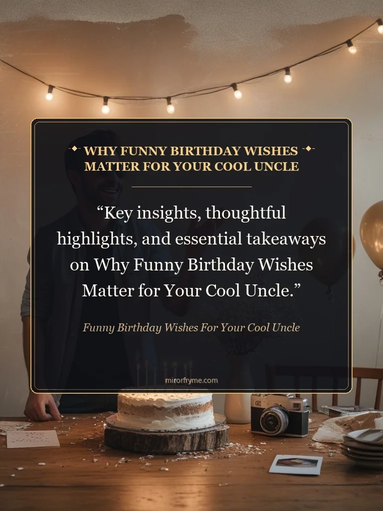 Why Funny Birthday Wishes Matter for Your Cool Uncle - Funny Birthday Wishes for Your Cool Uncle