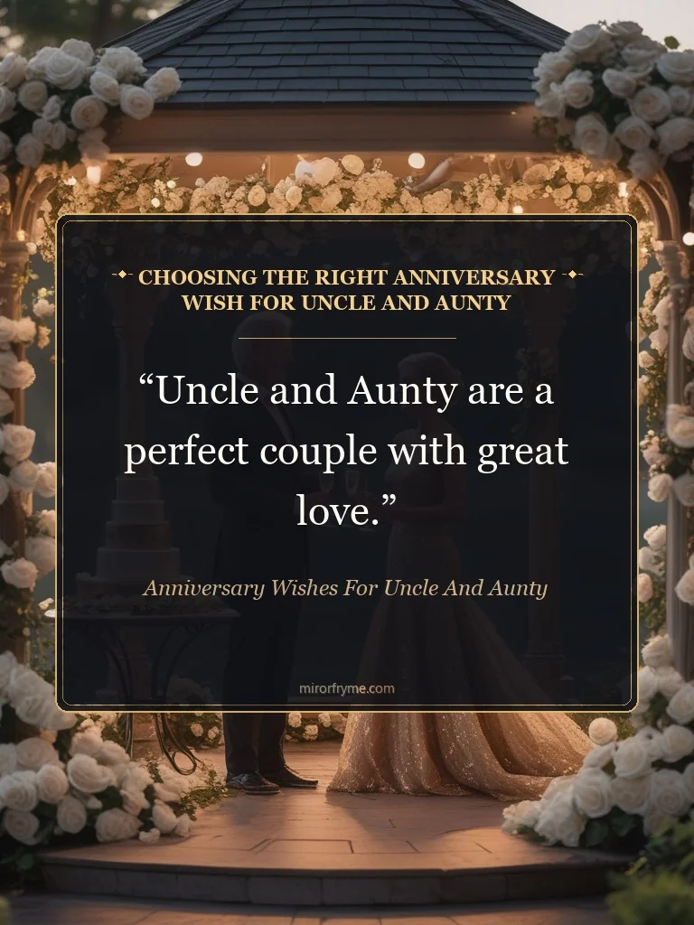 Choosing the Right Anniversary Wish for Uncle and Aunty - Anniversary Wishes for Uncle and Aunty