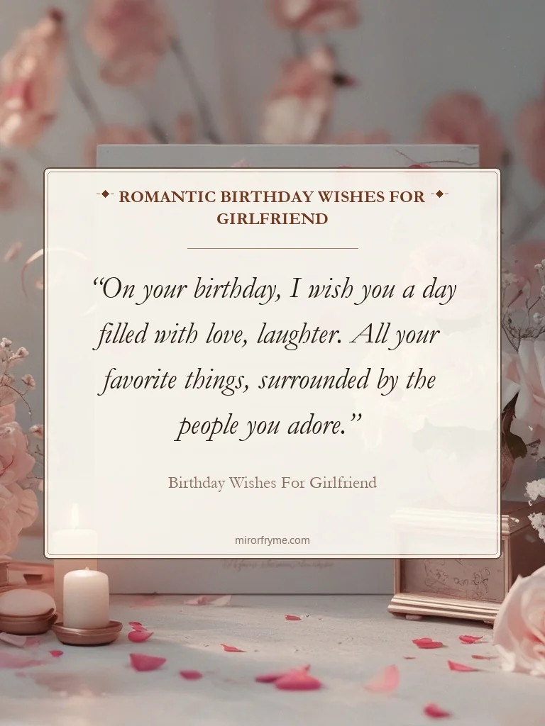Romantic Birthday Wishes for Girlfriend - Birthday Wishes for Girlfriend
