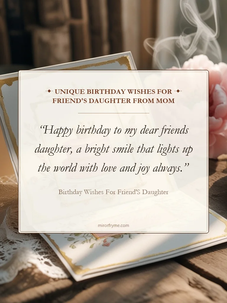 Unique Birthday Wishes for Friend's Daughter from Mom - Birthday Wishes for Friend's Daughter