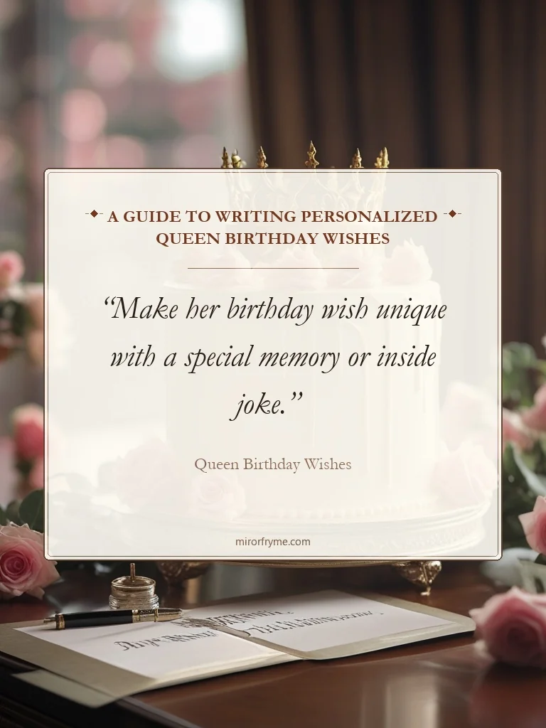 A Guide to Writing Personalized Queen Birthday Wishes - Queen Birthday Wishes