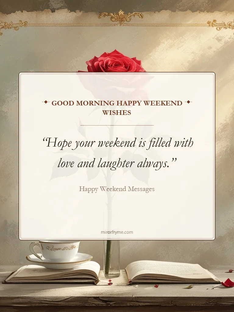 Good Morning Happy Weekend Wishes - Happy Weekend Messages