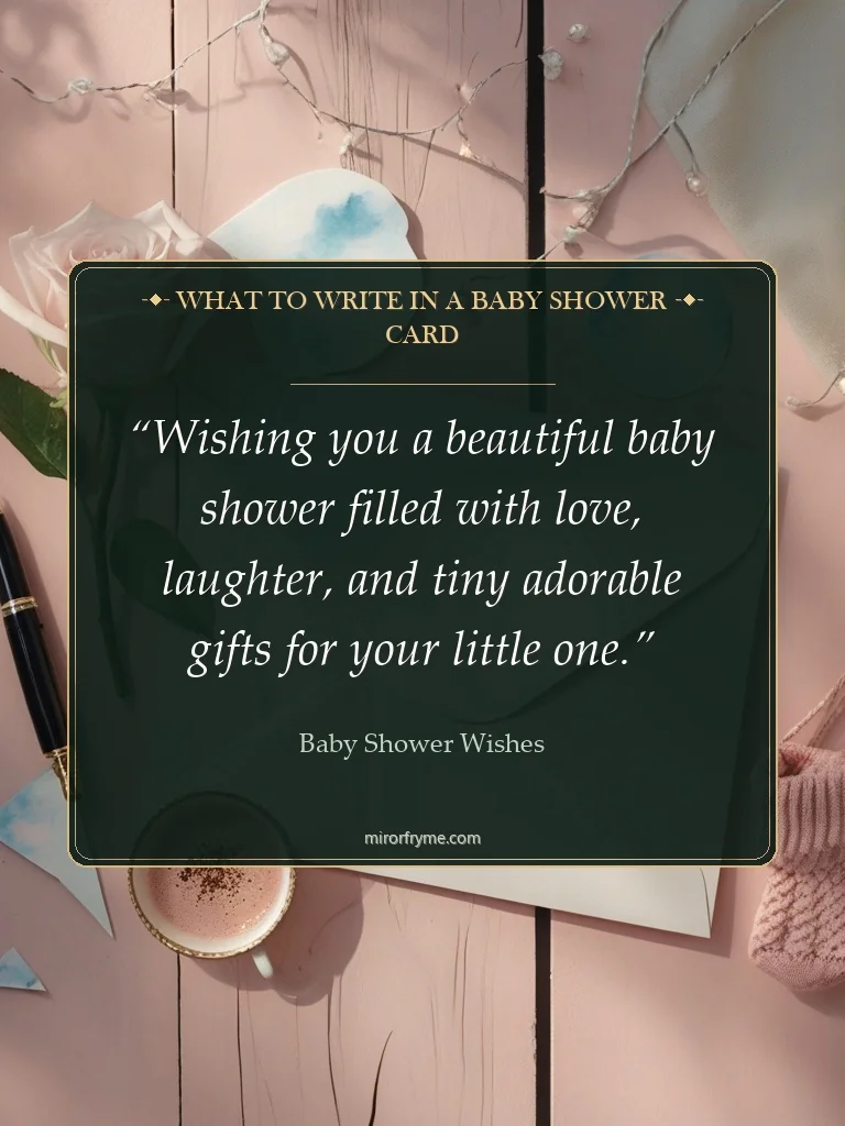 What to Write in a Baby Shower Card - Baby Shower Wishes