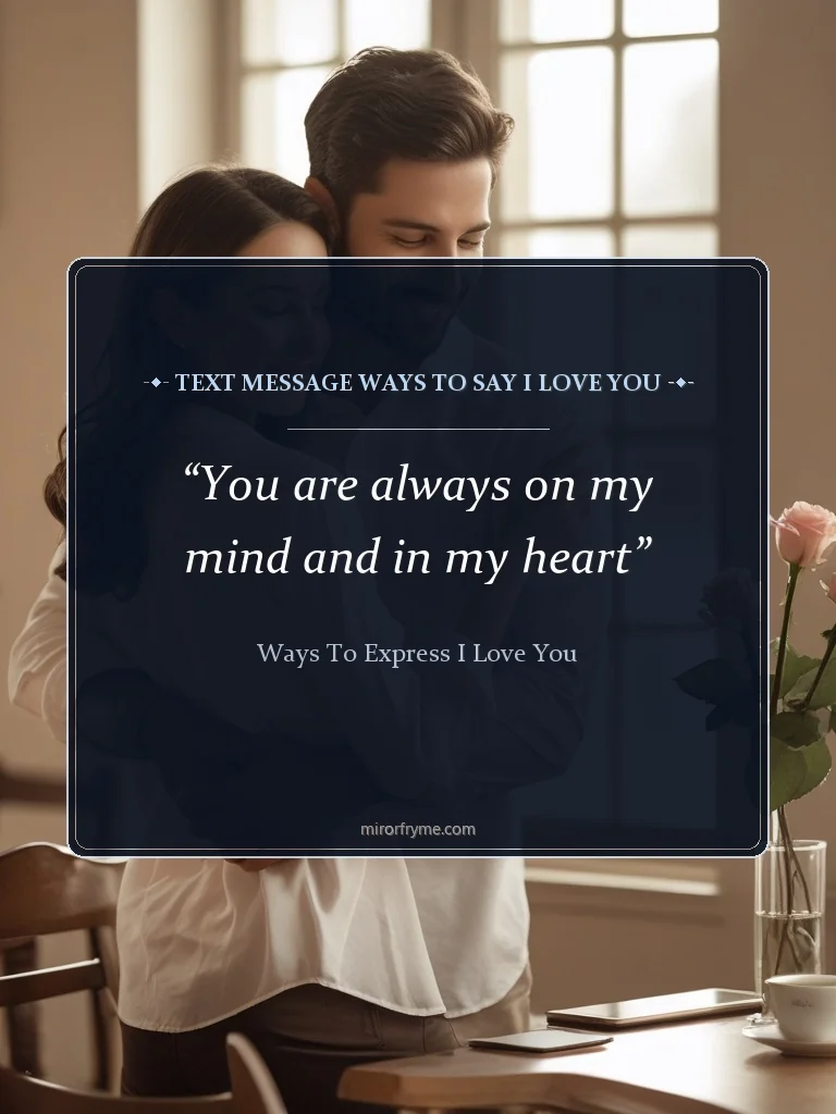 Text Message Ways to Say I Love You - Ways to Express I Love You