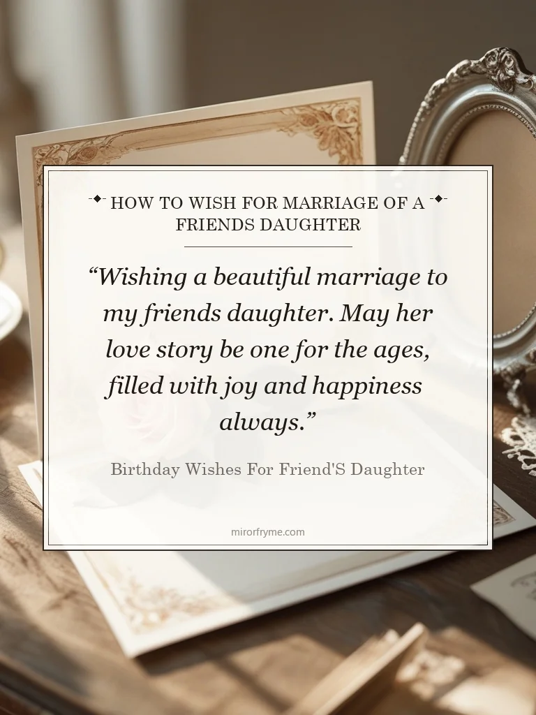 How to wish for marriage of a friends daughter - Birthday Wishes for Friend's Daughter