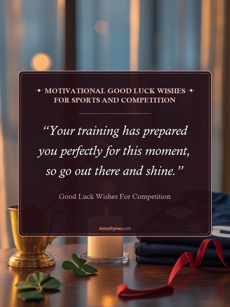 Motivational Good Luck Wishes for Sports and Competition - Good Luck Wishes for Competition